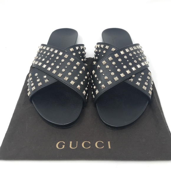 ❌SOLD❌Gucci Leather Sandals - Picture 5 of 5